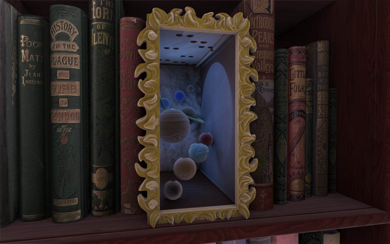 Crosslances - Book Nook/Shelf Insert - Solar System