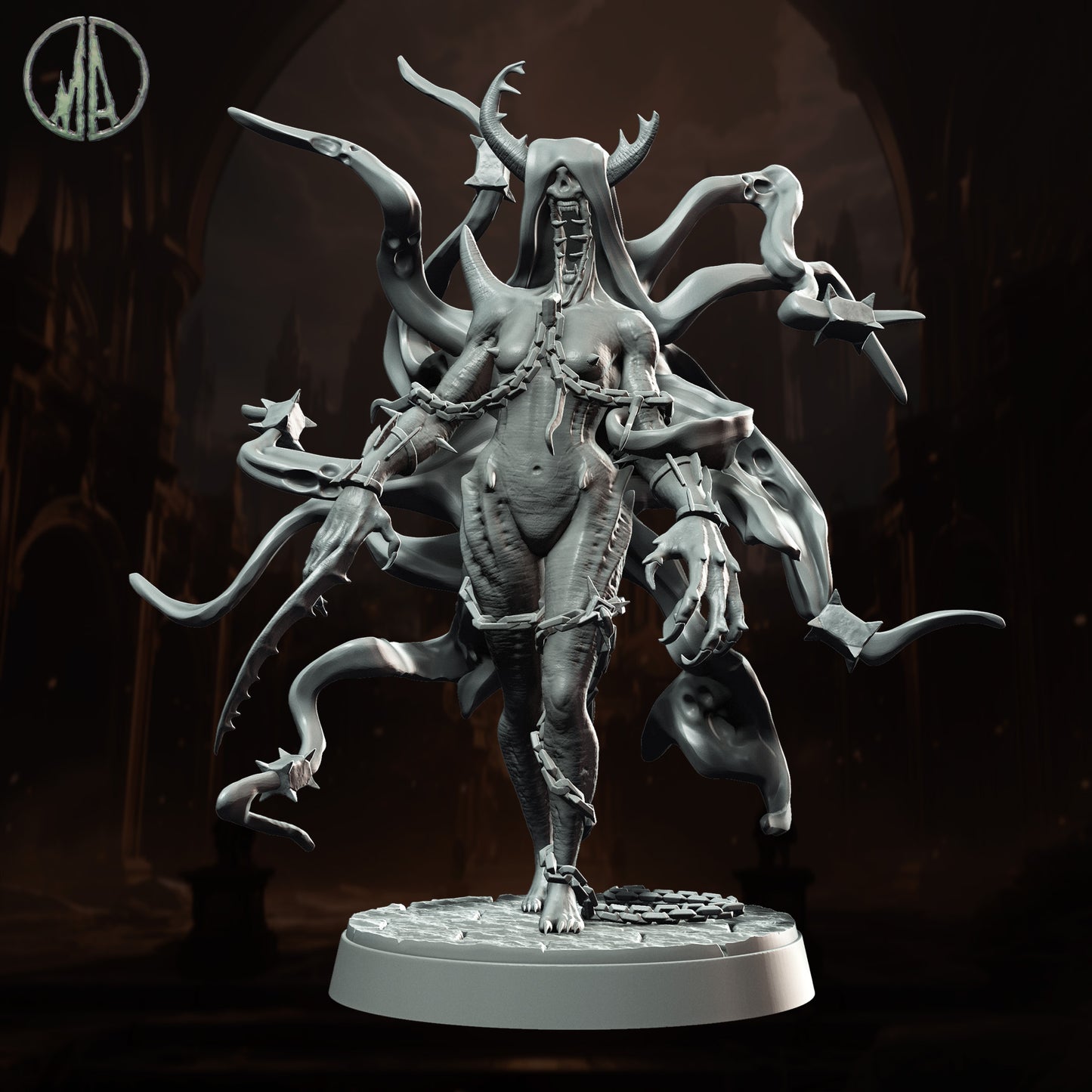 Monolith Arts - Underworld Creatures - Soul Drainer #1 - DnD/TTRPG Figure/Miniature