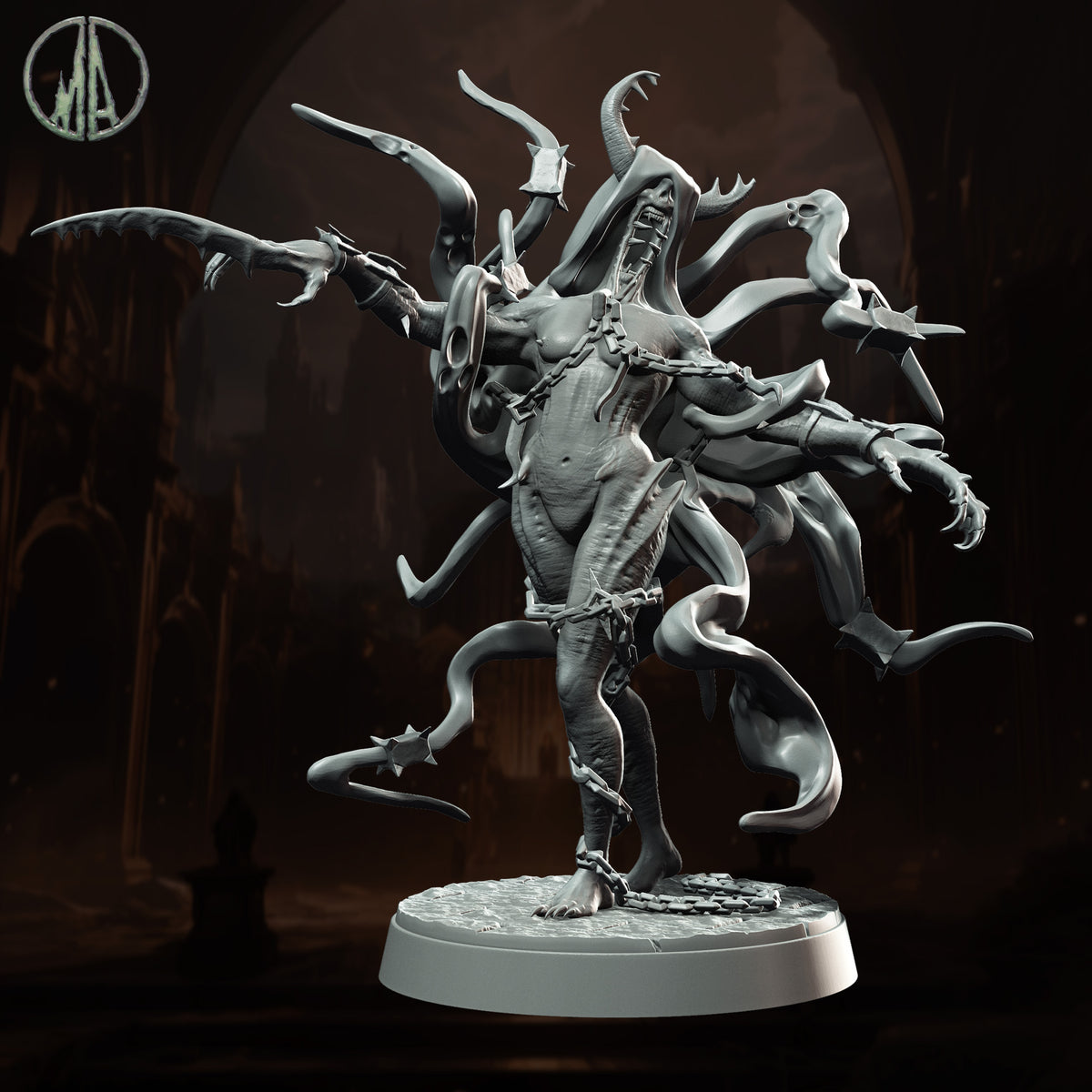 Monolith Arts - Underworld Creatures - Soul Drainer #2 - DnD/TTRPG Figure/Miniature
