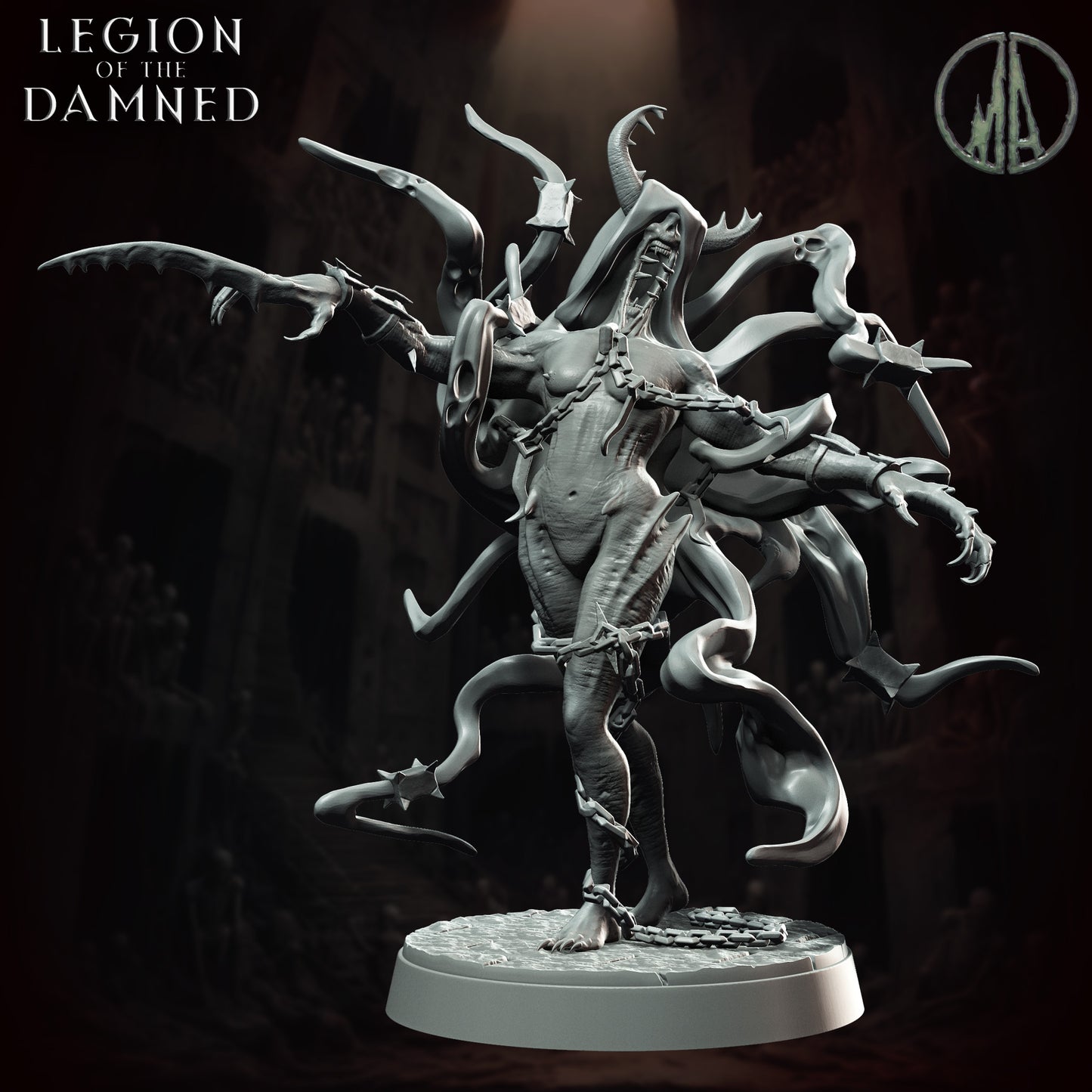 Monolith Arts - Legion of the Damned - Soul Drainer #2 - DnD/TTRPG Figure/Miniature