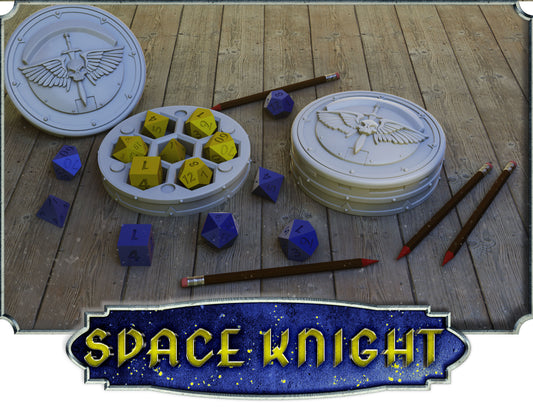 Crosslances - Dice Holder - Space Marine - DnD/TTRPG/Roleplaying/Wargames