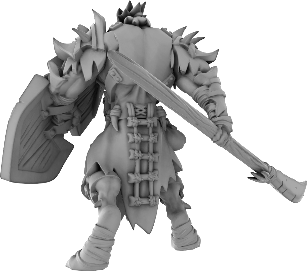 Brayan Nafarrate - Gnoll Spear #1 - DnD/TTRPG Figure/Miniature