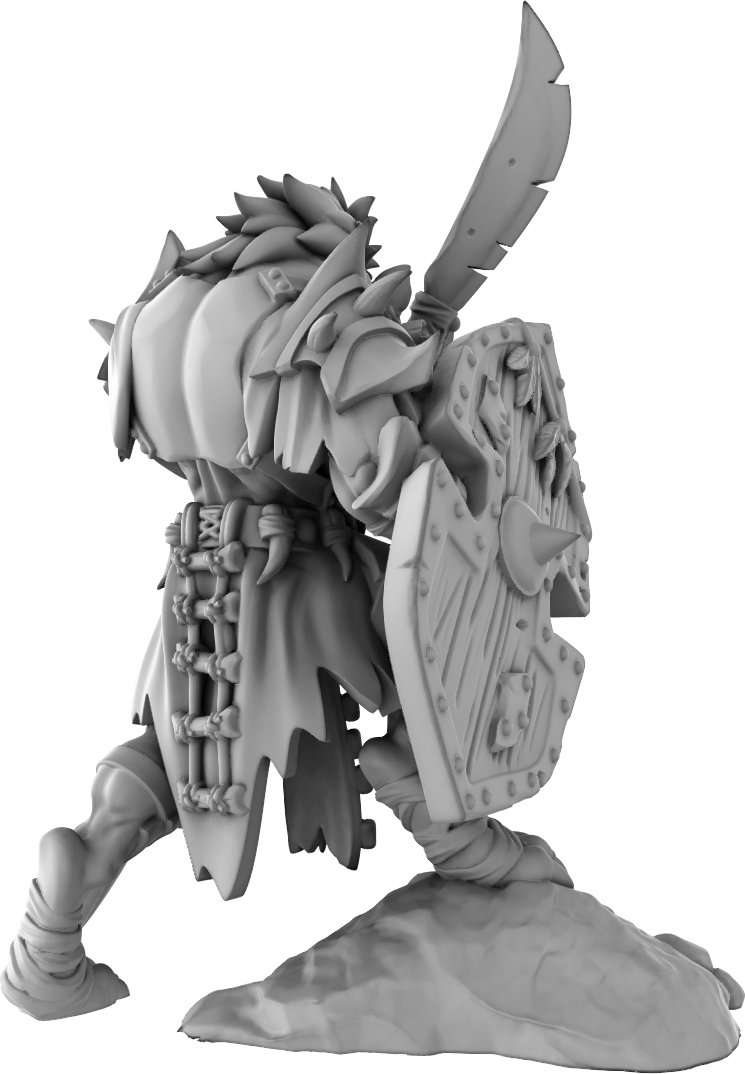 Brayan Nafarrate - Gnoll Spear #2 - DnD/TTRPG Figure/Miniature