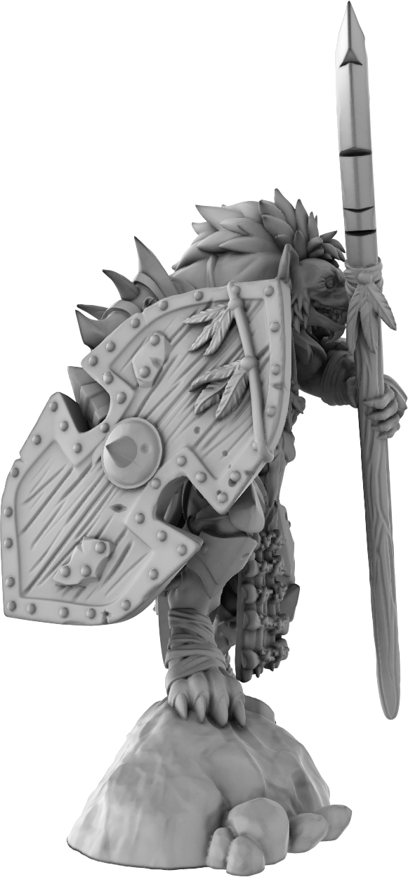 Brayan Nafarrate - Gnoll Spear #2 - DnD/TTRPG Figure/Miniature