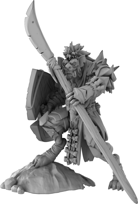 Brayan Nafarrate - Gnoll Spear #2 - DnD/TTRPG Figure/Miniature