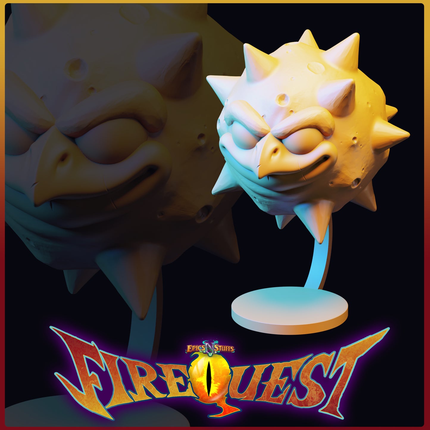 Lance Wilkinson - Fire Quest - Spikey - DnD/TTRPG Figure/Miniature