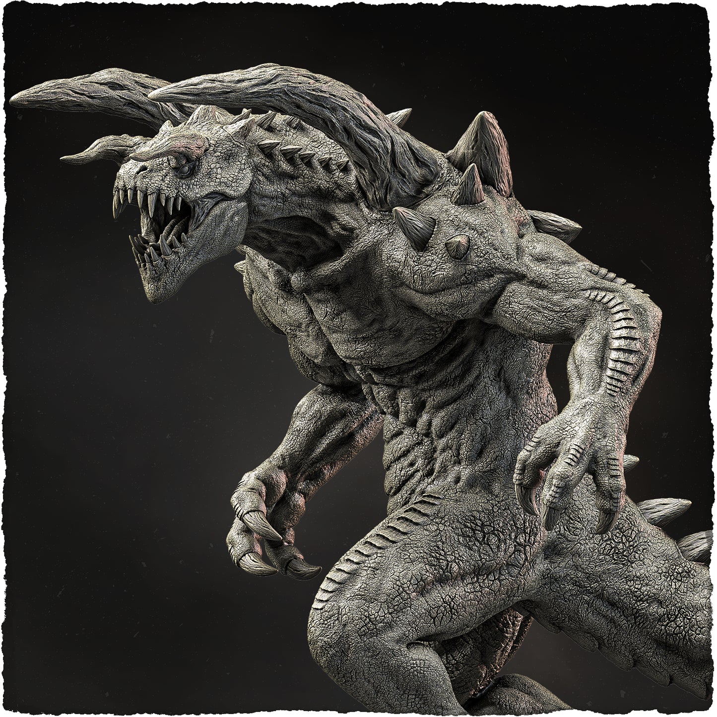 Evox Arts - Arcanterra #1 - Spinebrute - DnD/TTRPG Figure/Miniature