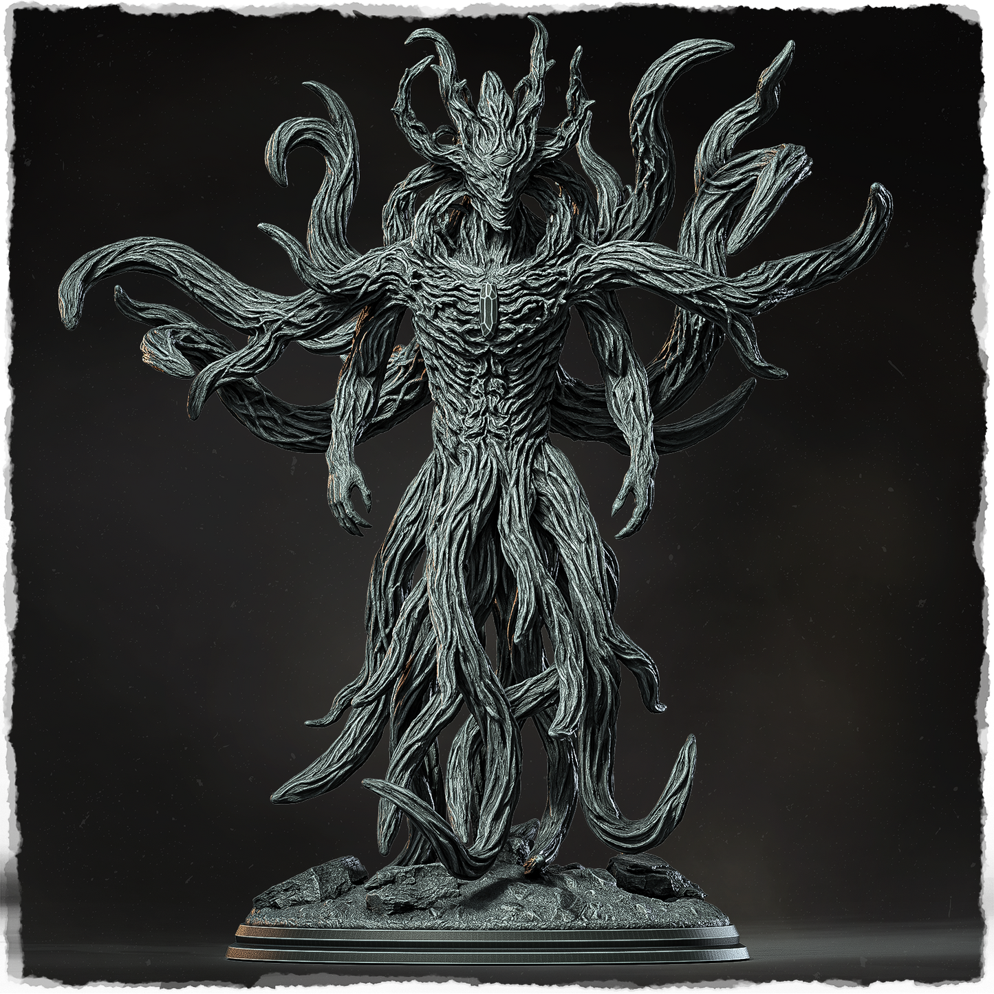 Evox Arts - Arcanterra #2 - Forest Elemental - DnD/TTRPG Figure/Miniature