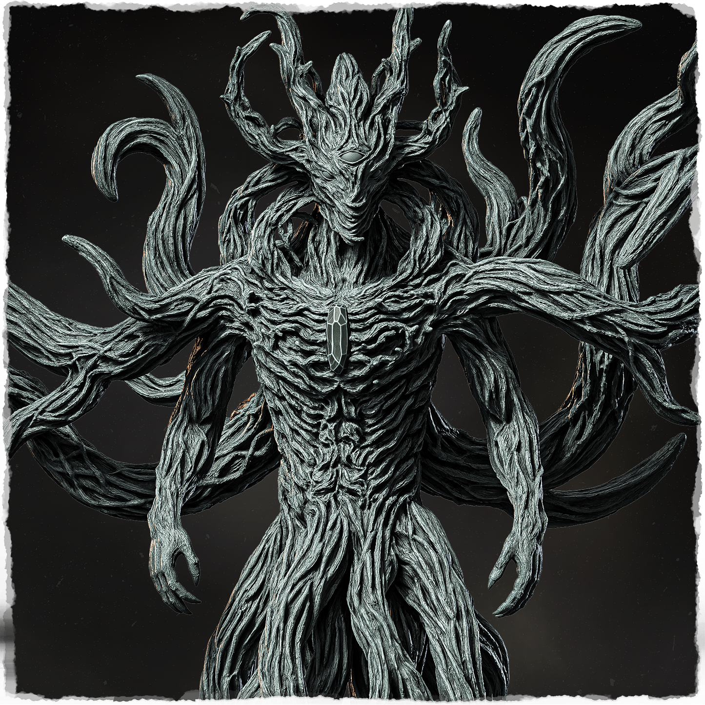 Evox Arts - Arcanterra #2 - Forest Elemental - DnD/TTRPG Figure/Miniature