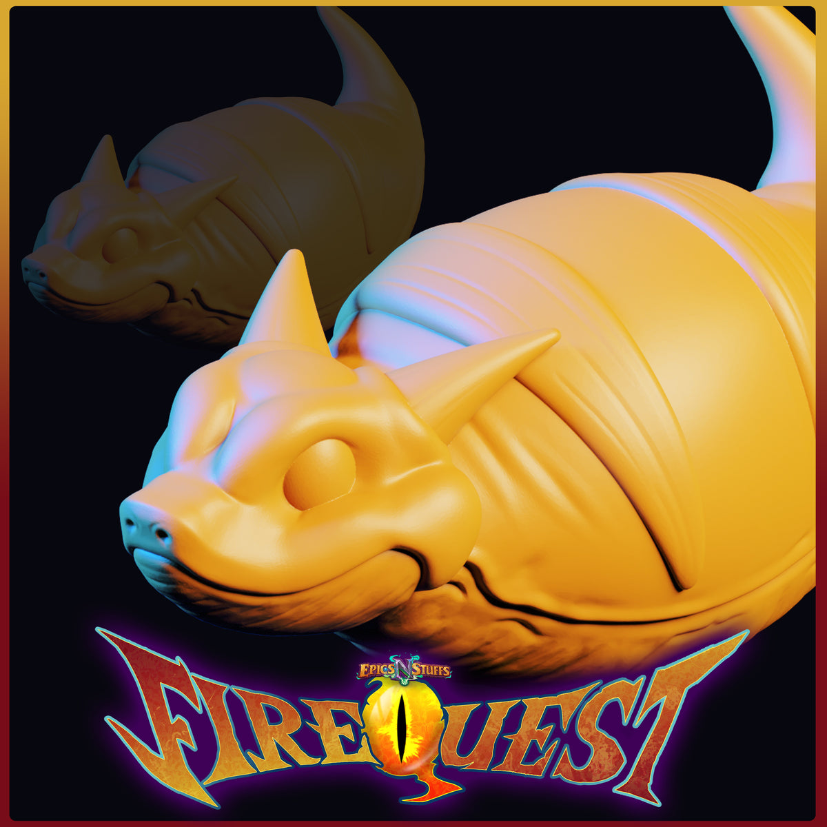 Lance Wilkinson - Fire Quest - Squiggle - DnD/TTRPG Figure/Miniature