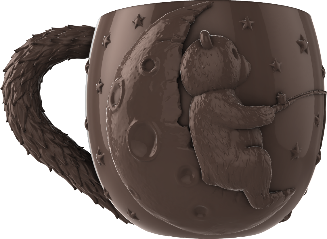 Digital Creative Works - Teddy Bear Mug #7 - Prop/Decoration/Seasonal
