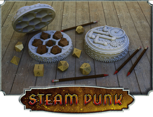 Crosslances - Dice Holder - Steampunk - DnD/TTRPG/Roleplaying/Wargames