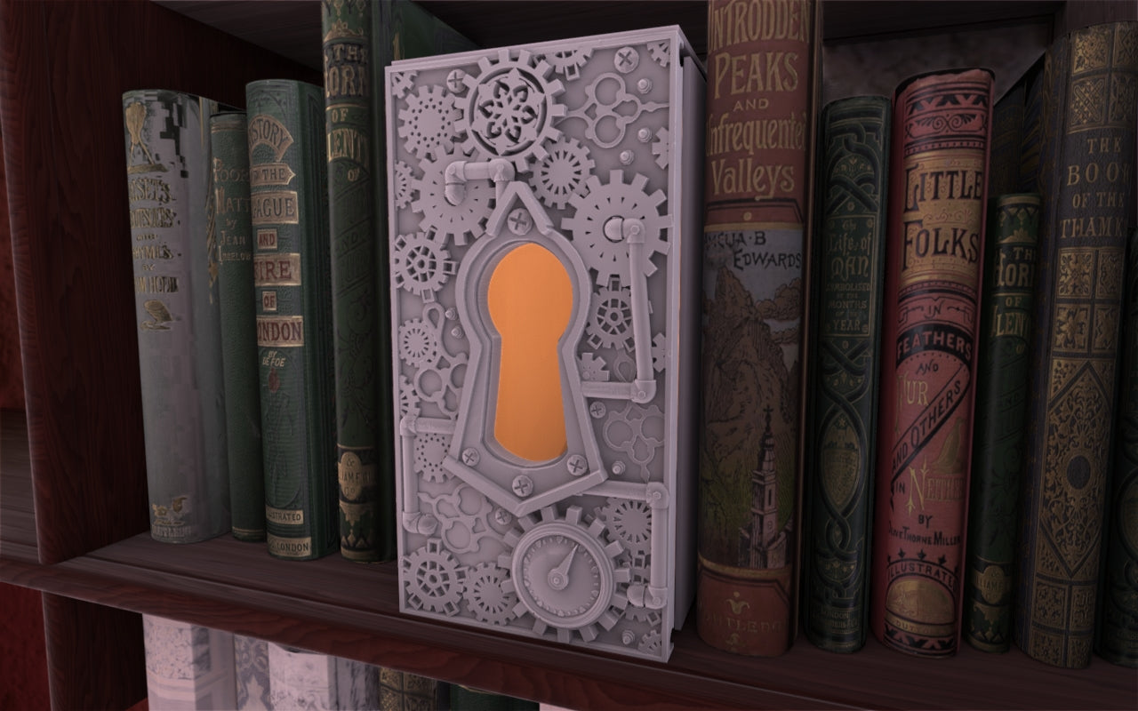 Crosslances - Book Nook/Shelf Insert - Steampunk