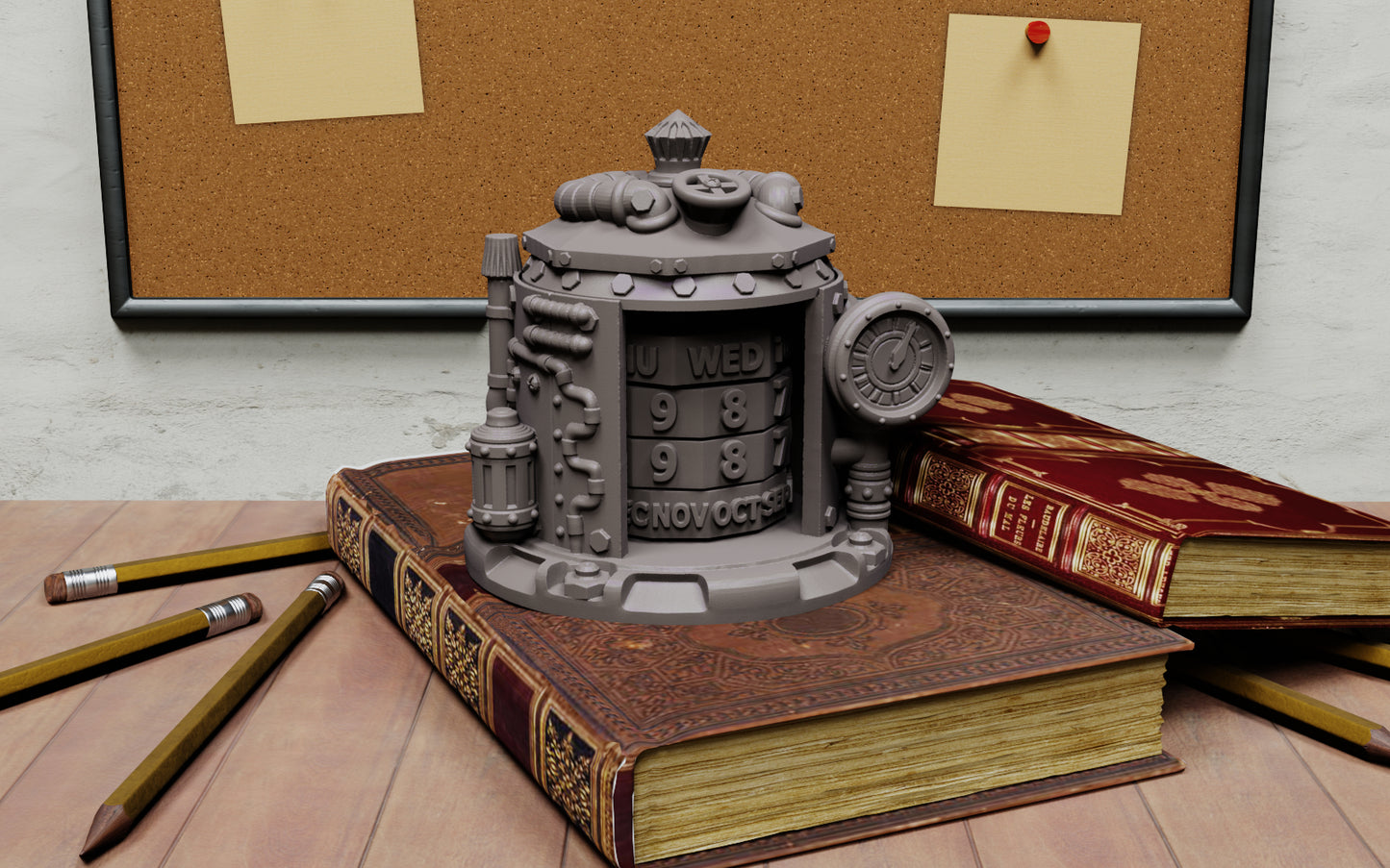 Crosslances - Universal/Perpetual/Reuseable Calender - Steampunk