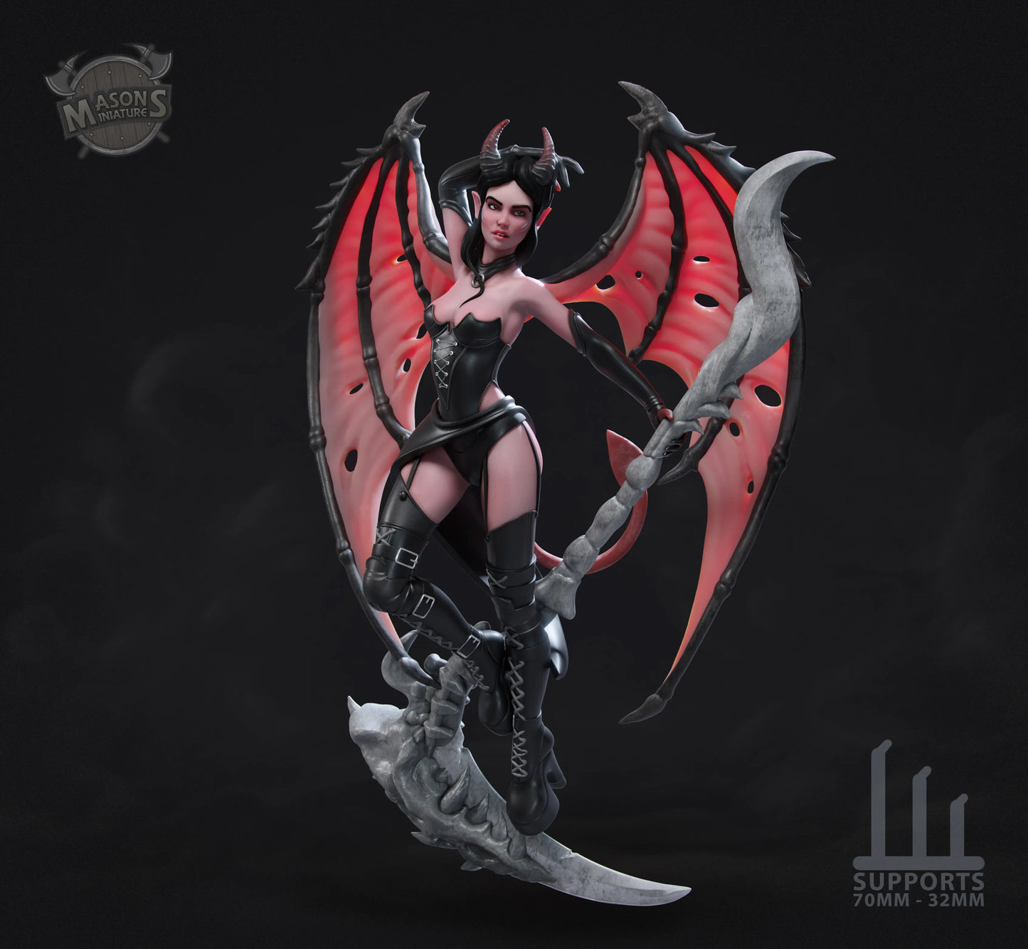 Masons Miniatures - Abyss Dwellers - Succubus - DnD/TTRPG Figure/Miniature