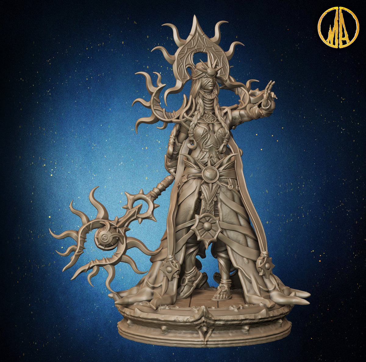 Monolith Arts - Whispering Forest - Sun Priestess #3 - DnD/TTRPG Figure/Miniature