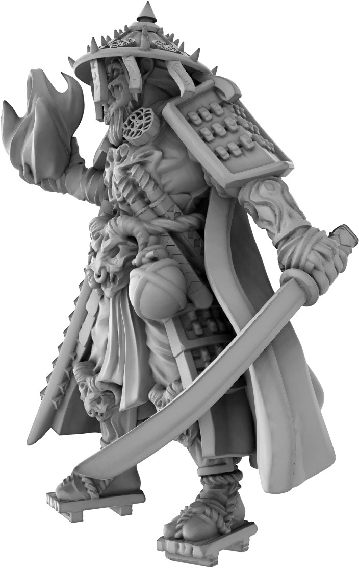 Brayan Nafarrate - Bestiary #5 - Susanoo #2 - DnD/TTRPG Figure/Miniature