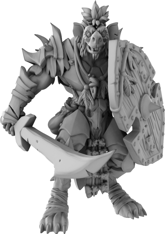 Brayan Nafarrate - Gnoll Sword #1 - DnD/TTRPG Figure/Miniature