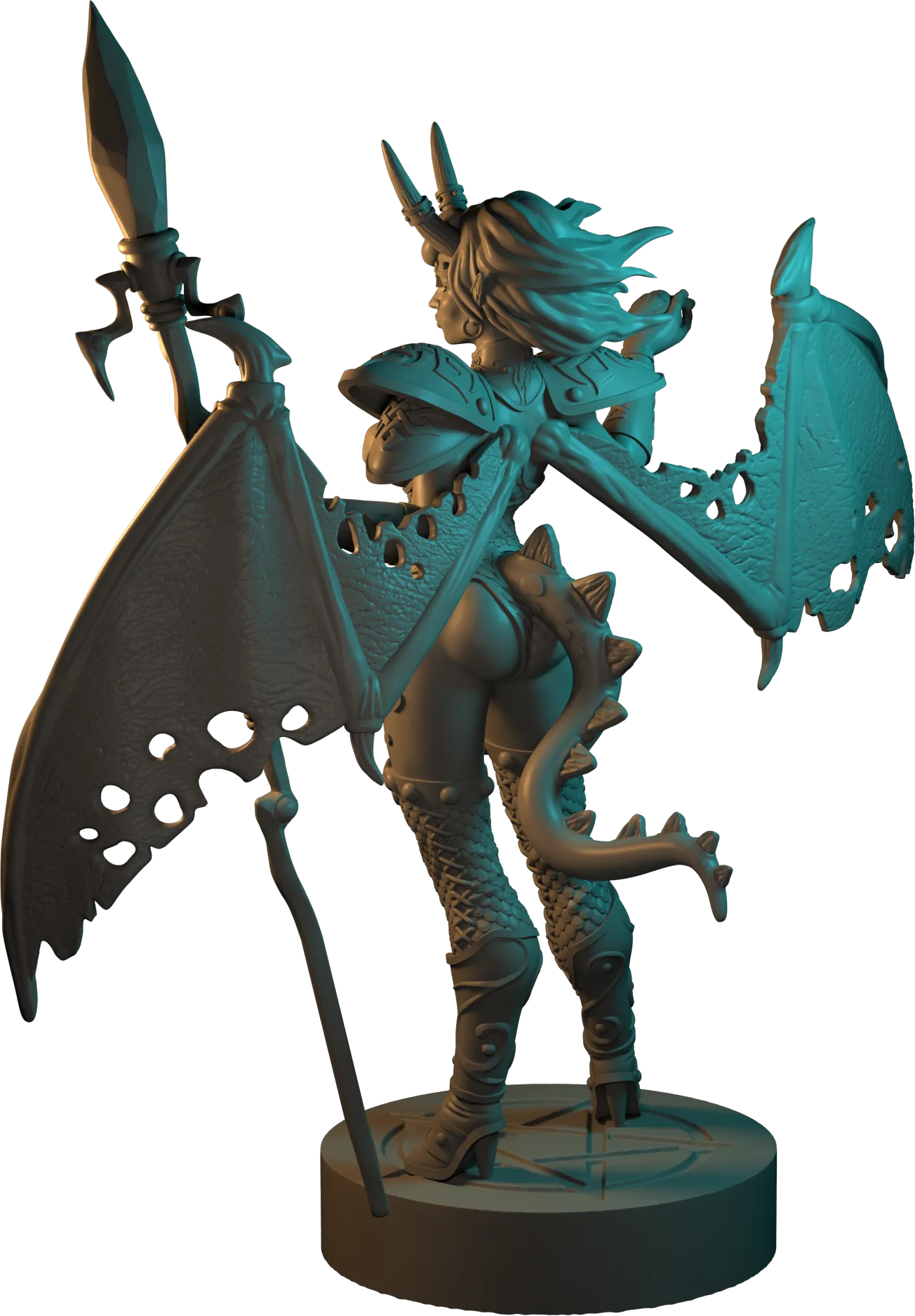 Clover Leaves - Fighter Girl #5 - Talia - 75mm Pin Up/Figure/Model/Diorama