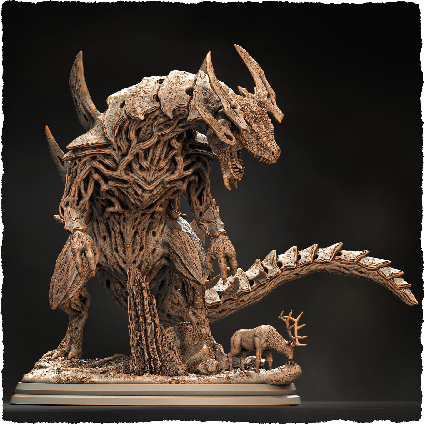 Evox Arts - World Dragons #1 - Thanachmes - DnD/TTRPG Figure/Miniature