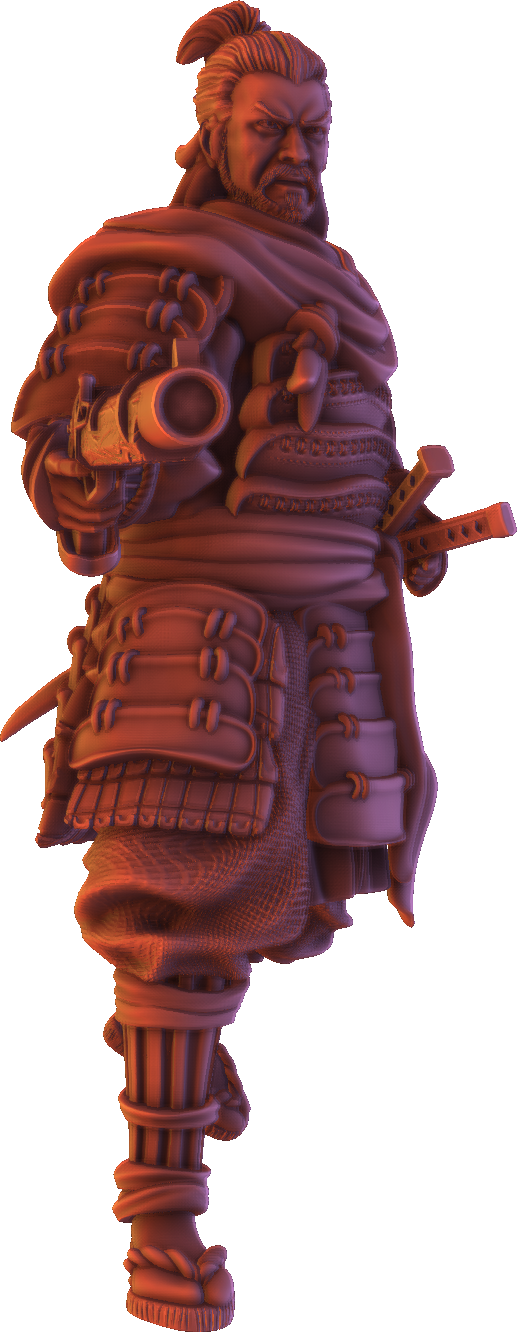 Forged Path - Tokugawa Bushido - Tanegashima - DnD/Pathfinder/TTRPG Figure