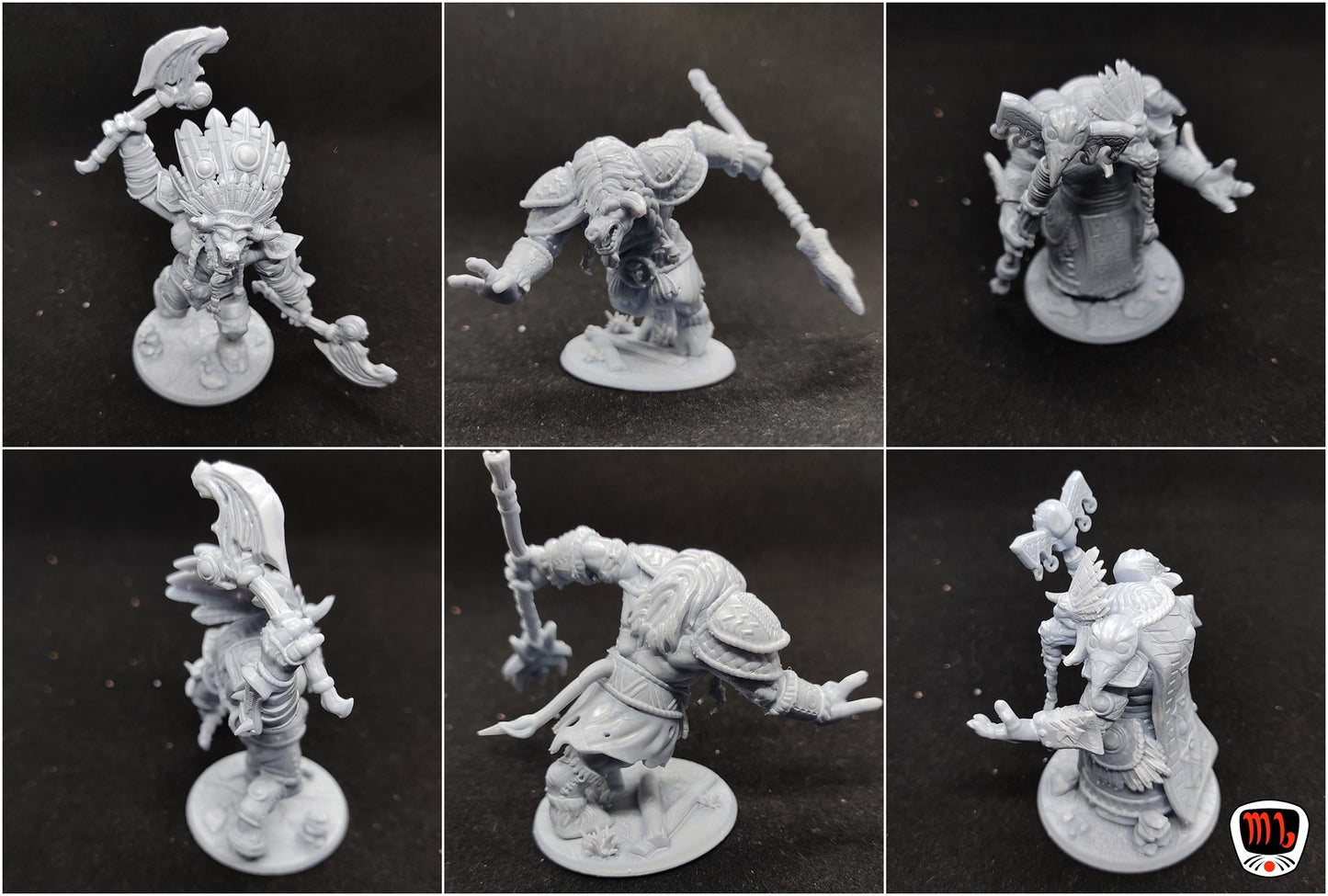 Mojibake - Thus Spoke Thundermoon - Tauren Warrior - DnD/TTRPG Figure/Miniature - Helios3DPrinting