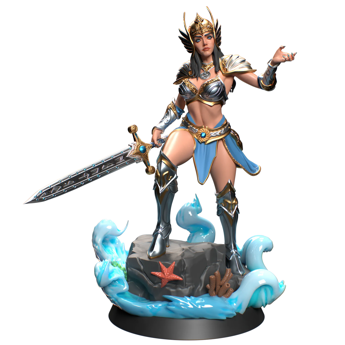 HoldMyMiniatures - Freydis the Valkryie #2 - 75mm Pin Up/Figure/Model/Diorama