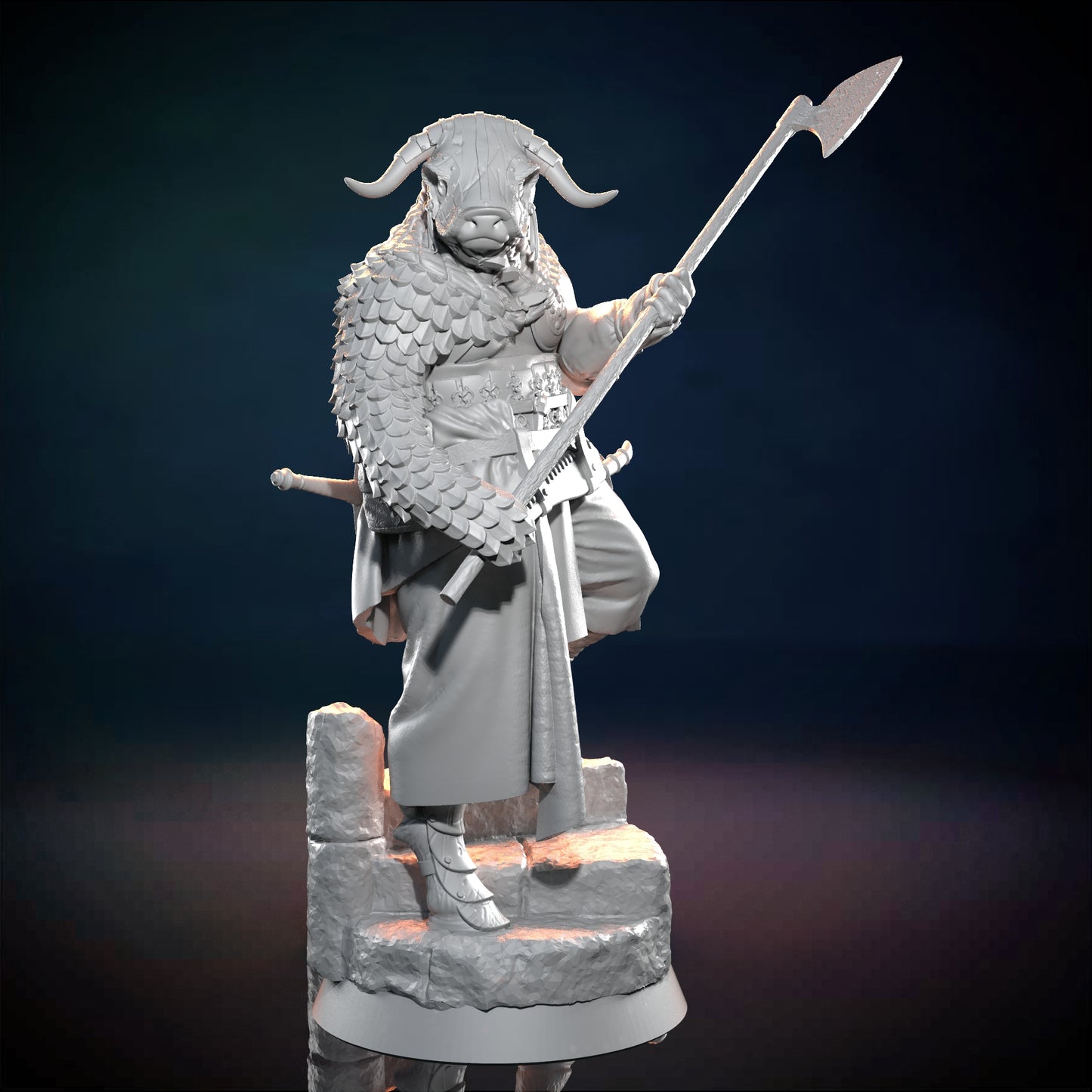 Chaotic Neutral Workshop - Minotaur - DnD/TTRPG Figure/Miniature