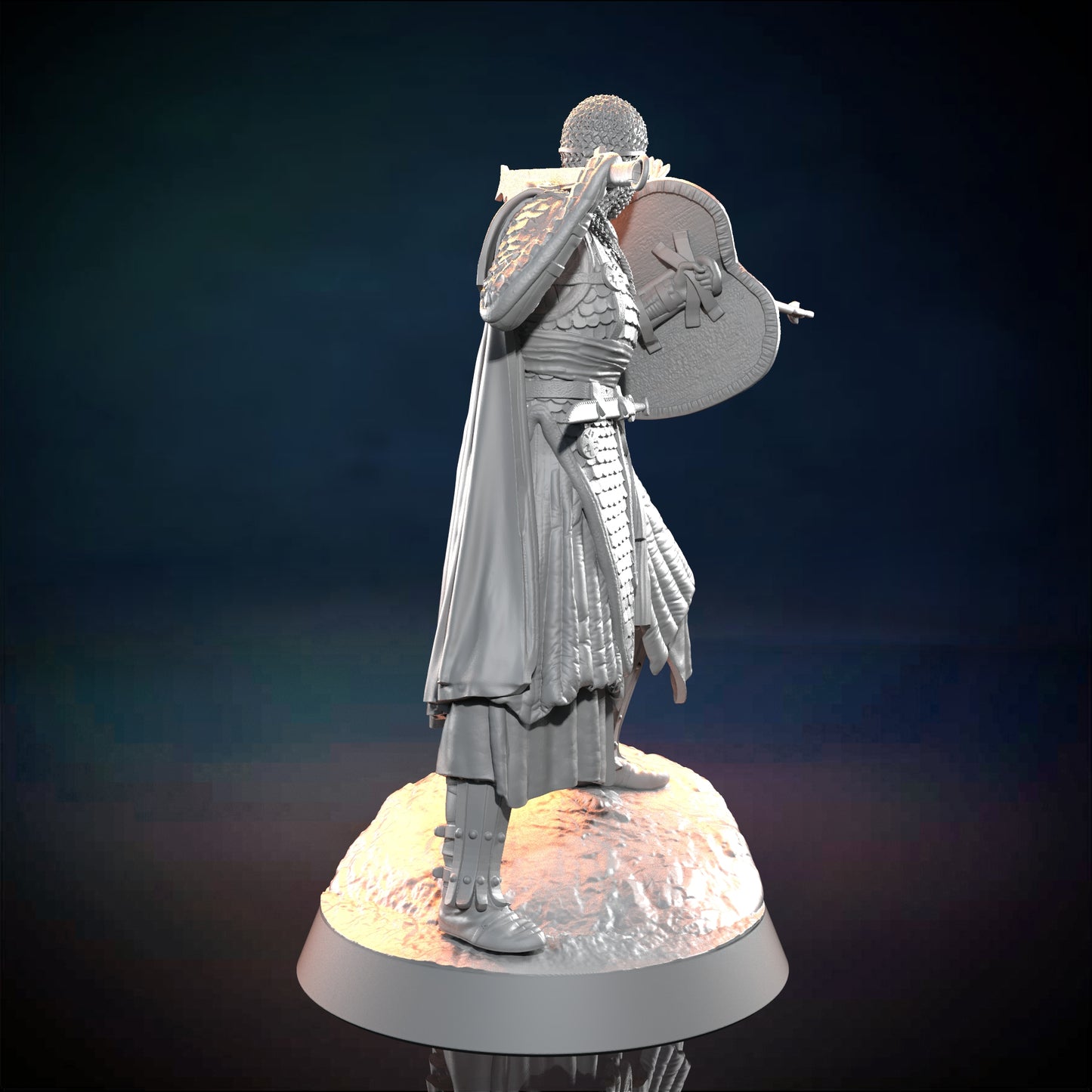 Chaotic Neutral Workshop - Knight - DnD/TTRPG Figure/Miniature