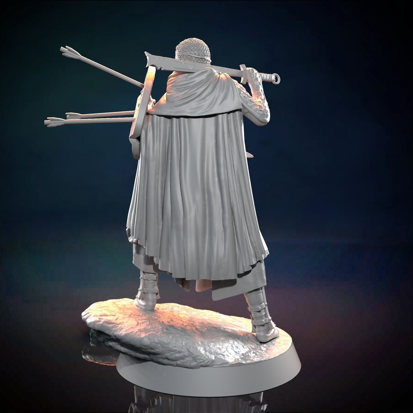 Chaotic Neutral Workshop - Knight - DnD/TTRPG Figure/Miniature