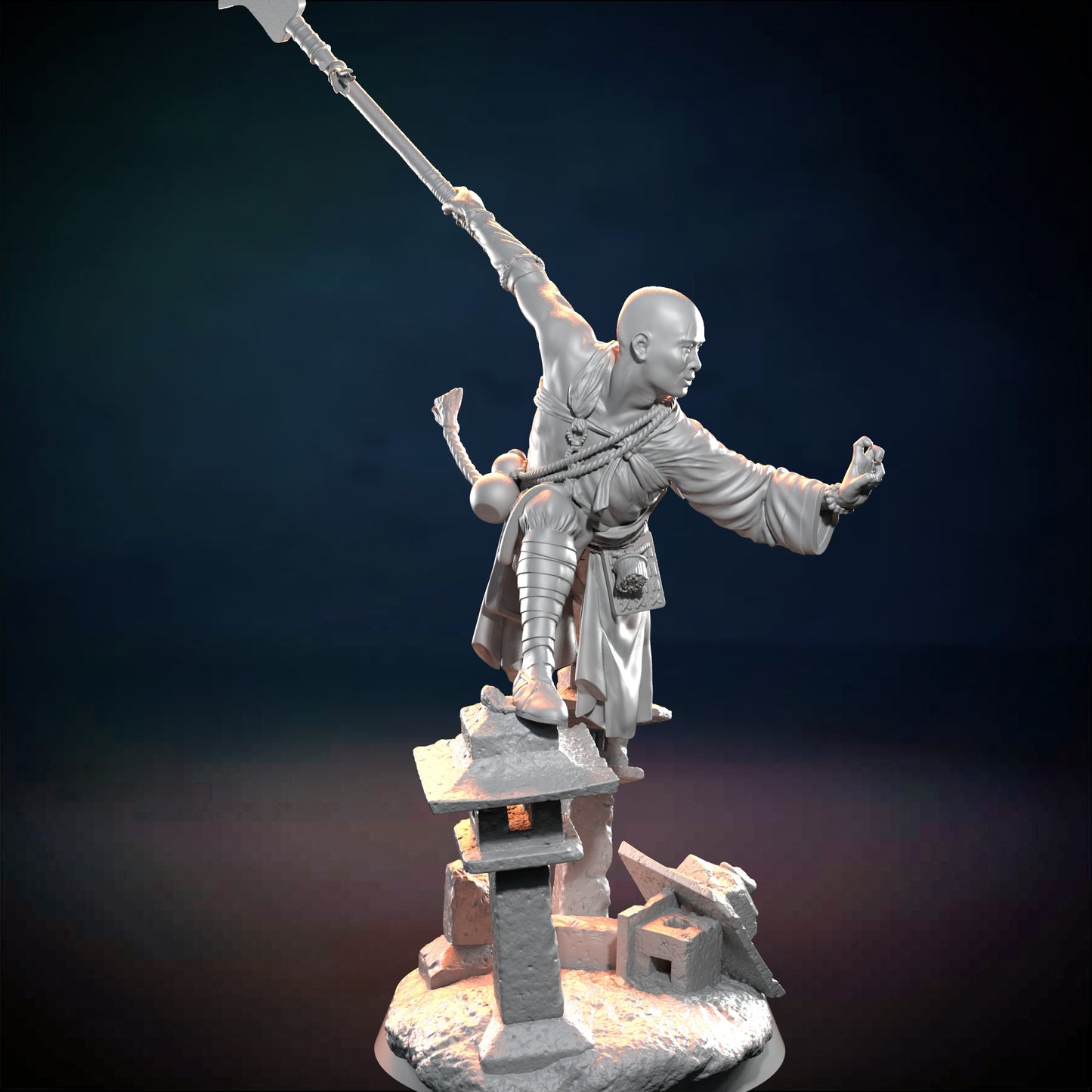 Chaotic Neutral Workshop - Monk - DnD/TTRPG Figure/Miniature