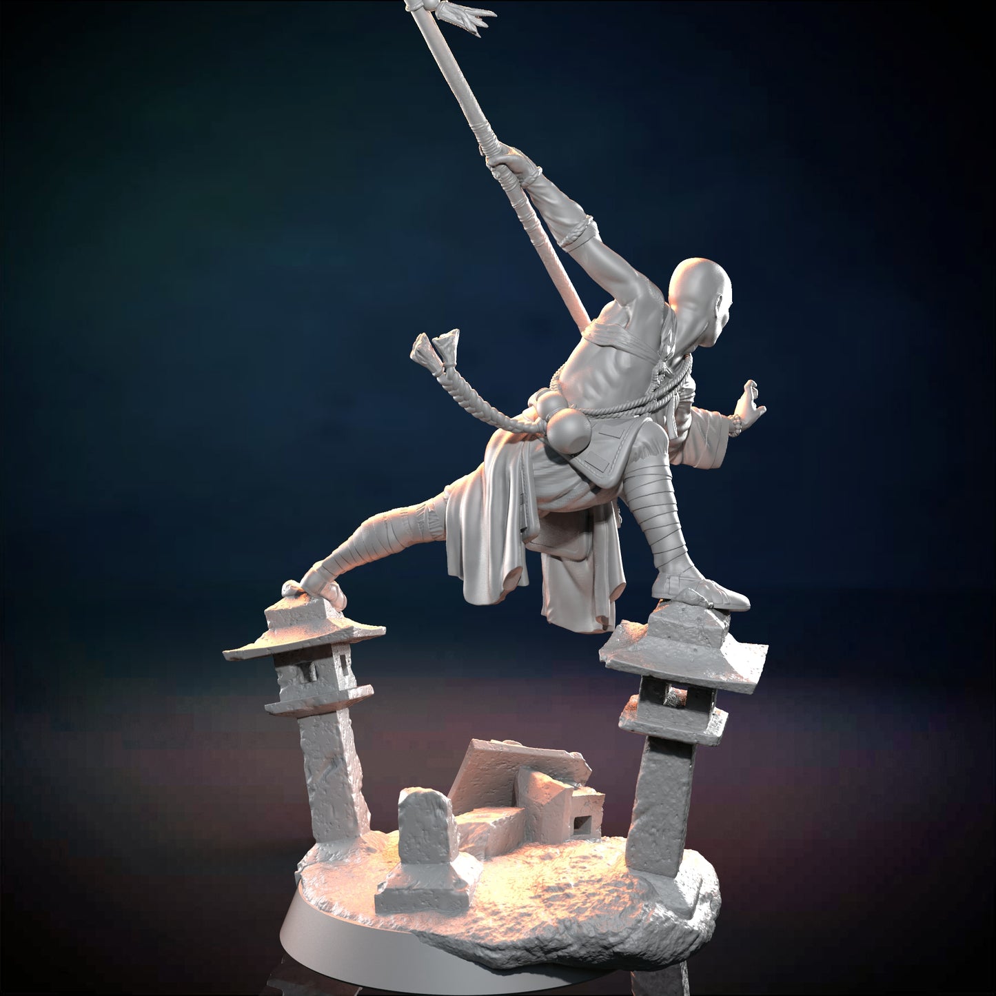 Chaotic Neutral Workshop - Monk - DnD/TTRPG Figure/Miniature