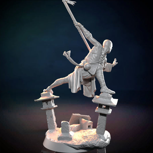 Chaotic Neutral Workshop - Monk - DnD/TTRPG Figure/Miniature