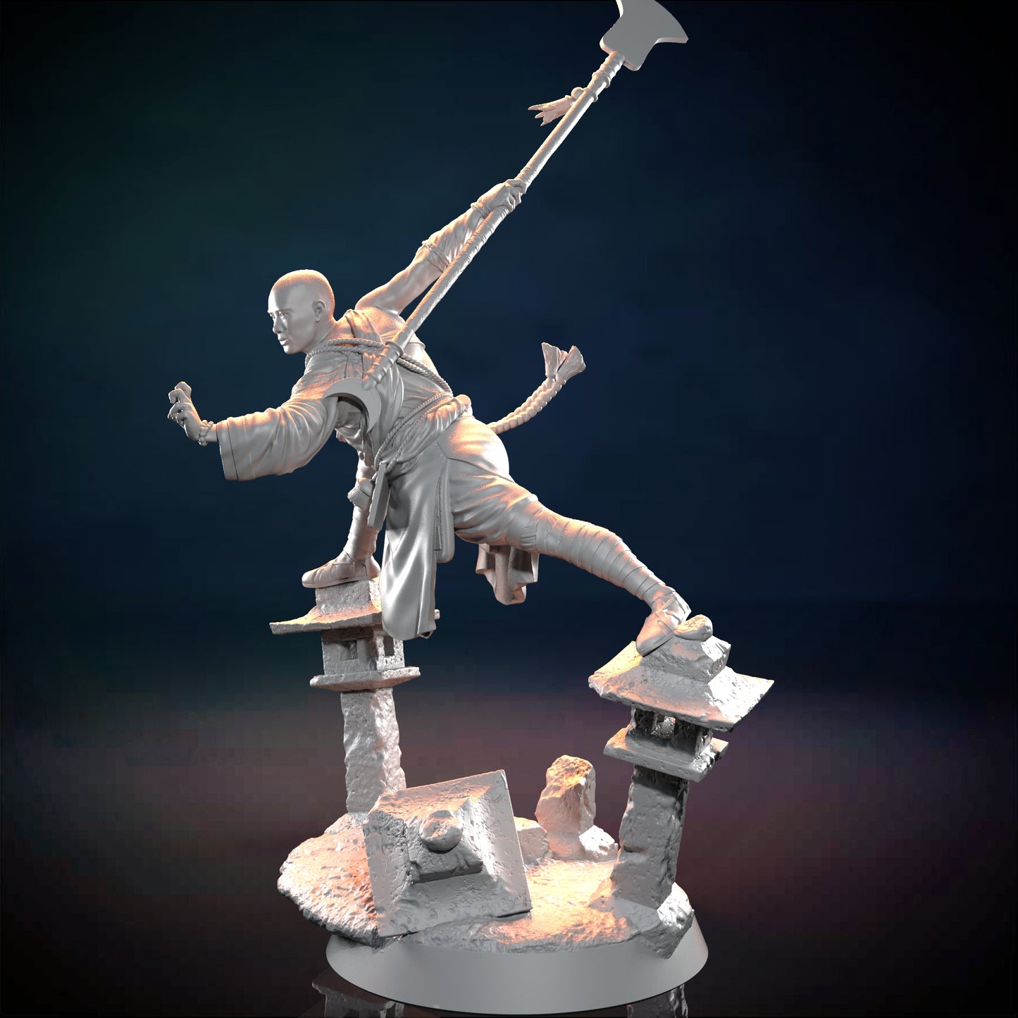 Chaotic Neutral Workshop - Monk - DnD/TTRPG Figure/Miniature