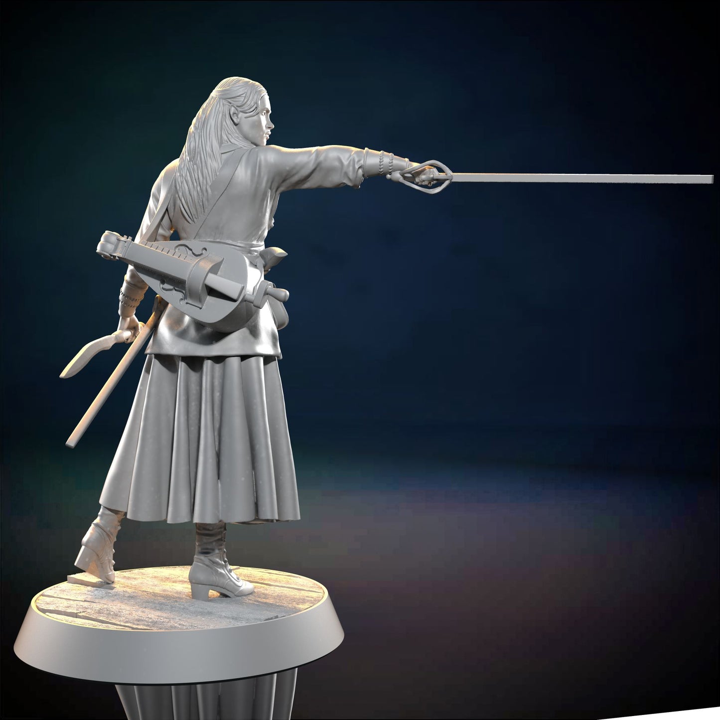 Chaotic Neutral Workshop - Bard - DnD/TTRPG Figure/Miniature