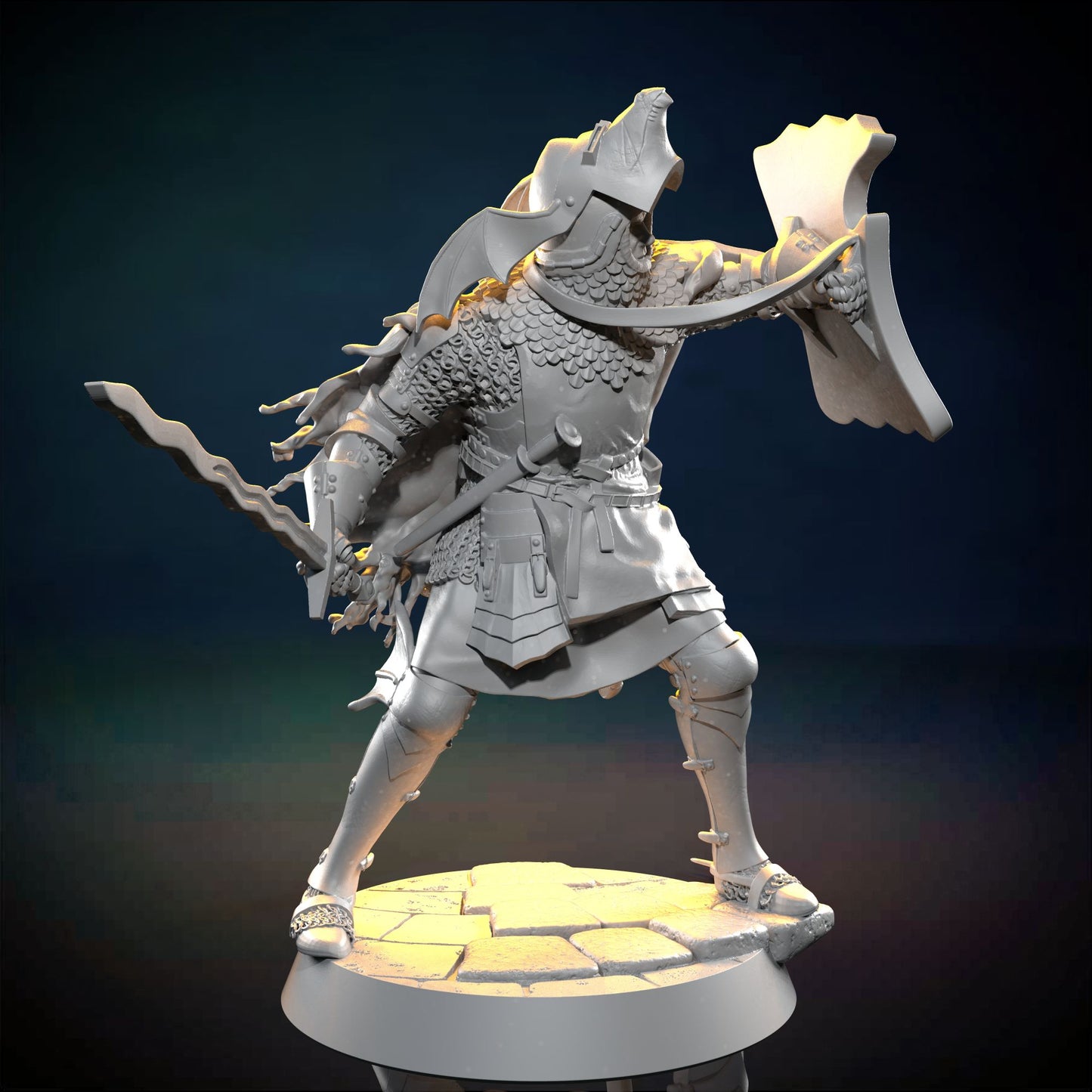 Chaotic Neutral Workshop - Dragon Knight - DnD/TTRPG Figure/Miniature