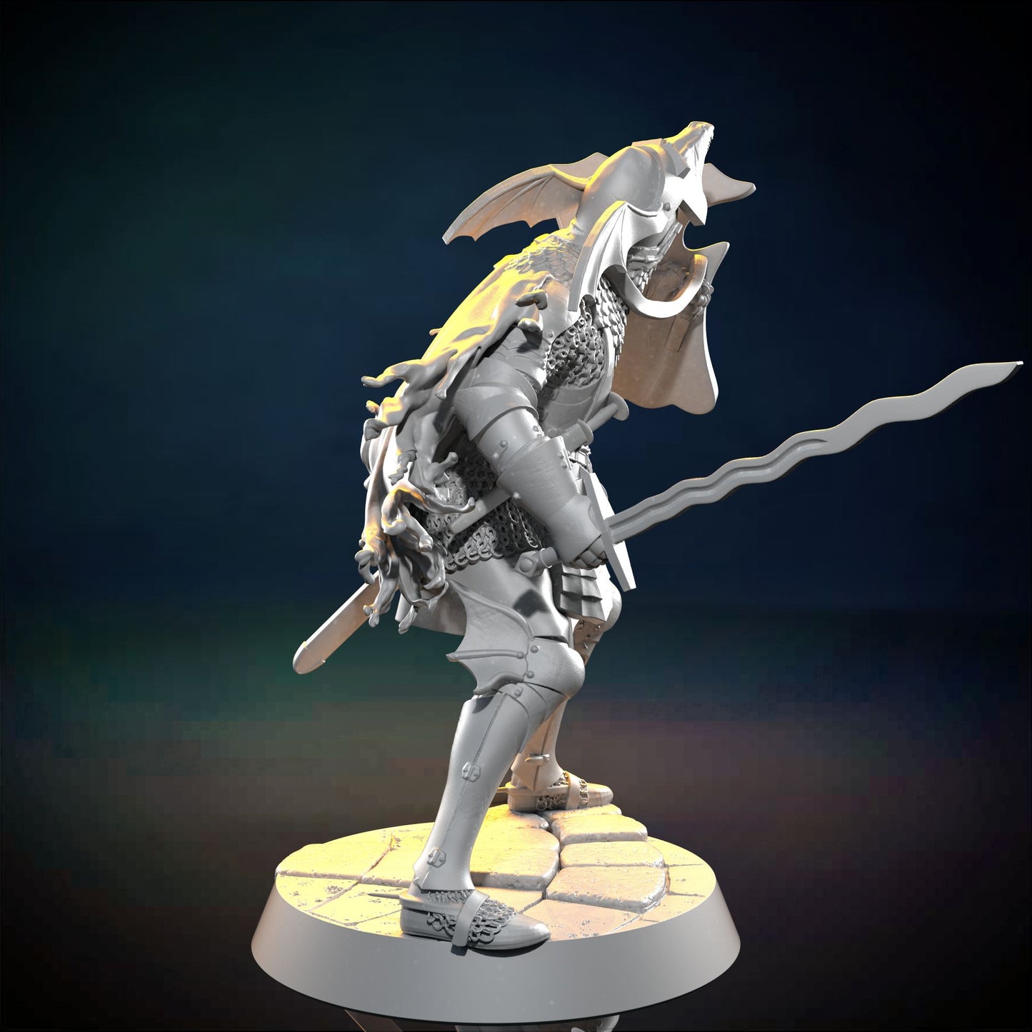 Chaotic Neutral Workshop - Dragon Knight - DnD/TTRPG Figure/Miniature