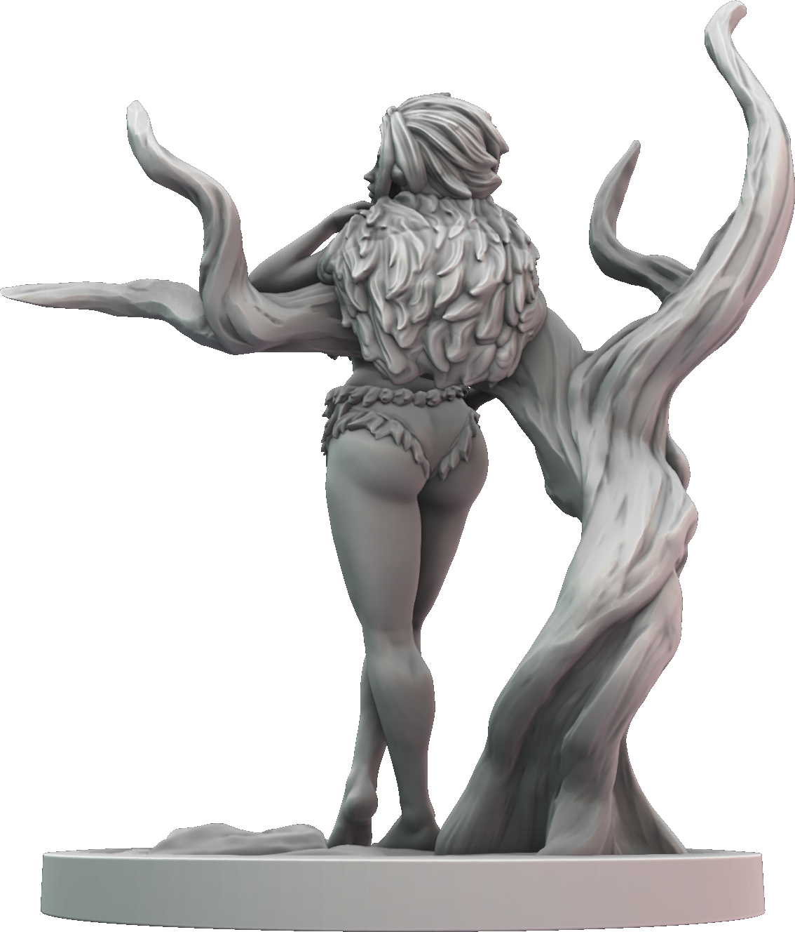 LeemanPrintables - Northern Elf - 75mm Pin Up/Figure/Model/Diorama