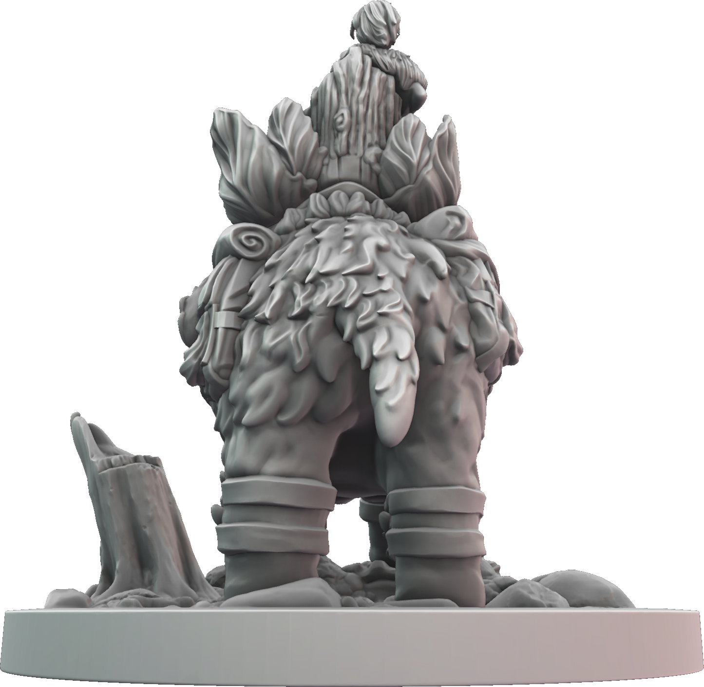 LeemanPrintables - Northern Elf Rider - 75/120mm Pin Up/Figure/Model/Diorama