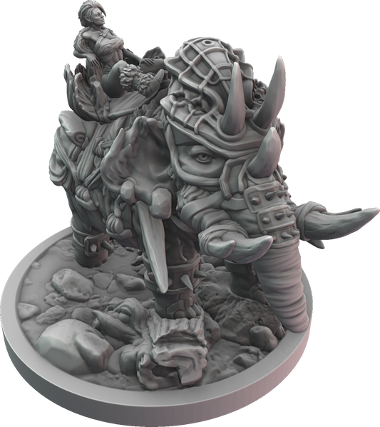 LeemanPrintables - Northern Elf Rider - 75/120mm Pin Up/Figure/Model/Diorama