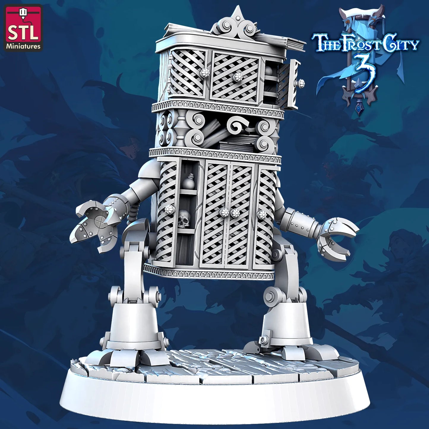 STL Miniatures - Frost City - Collegium Porter - DnD/TTRPG Figure/Miniature