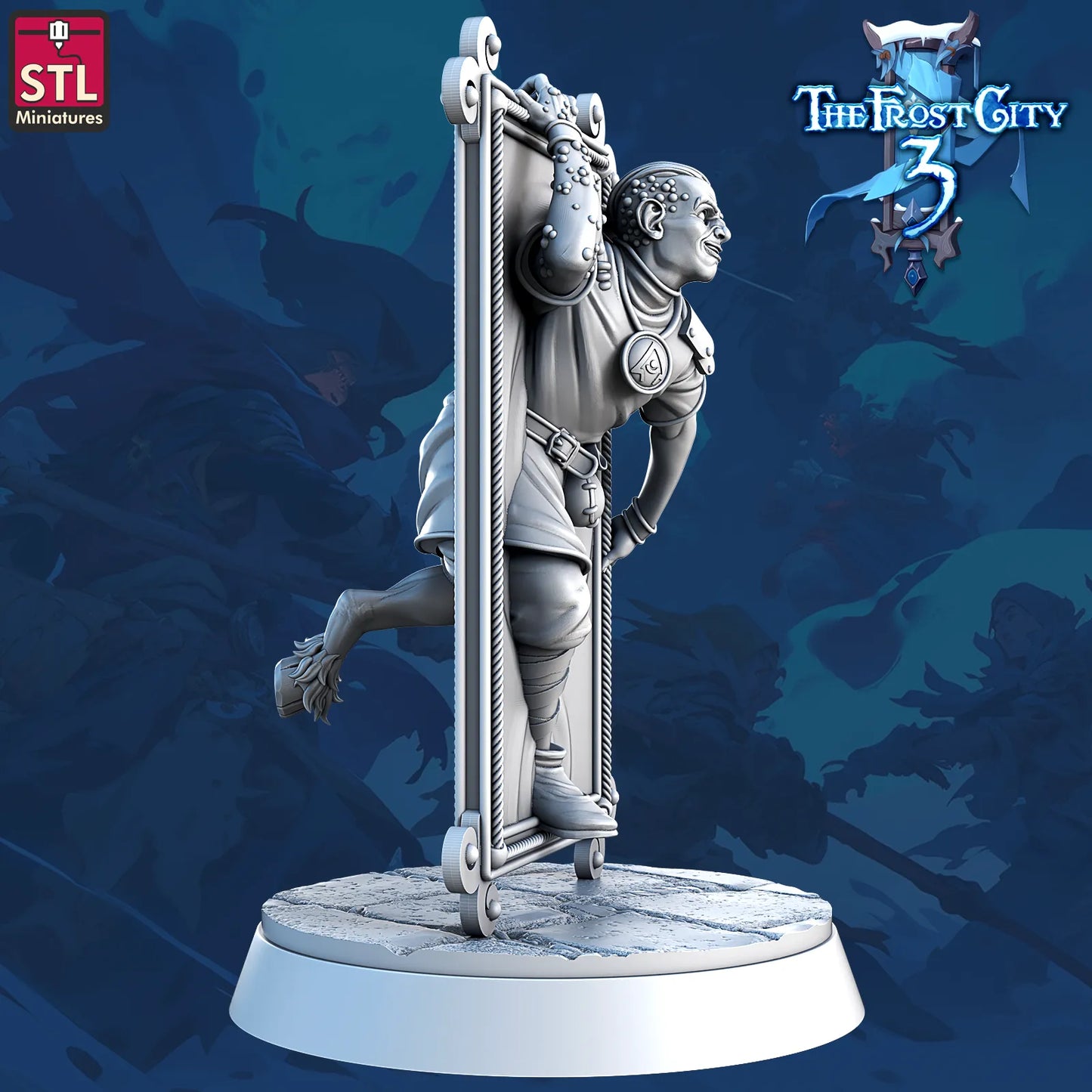 STL Miniatures - Frost City - Mirror Shade - DnD/TTRPG Figure/Miniature
