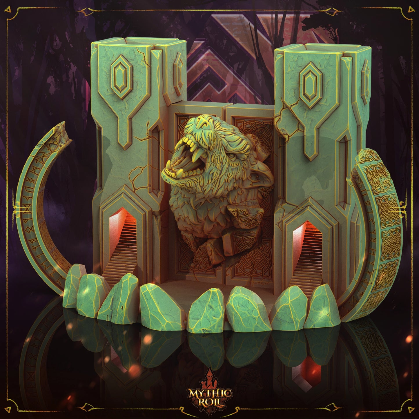 Mythic Roll - Dice Tower - Gate of Valhalla - DnD/TTRPG/Roleplaying/Wargames