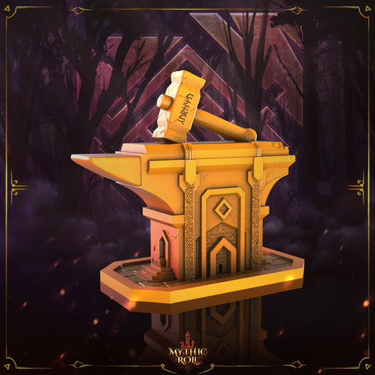 Mythic Roll - Dice Box/Case - Great Anvil - DnD/Pathfinder/TTRPG