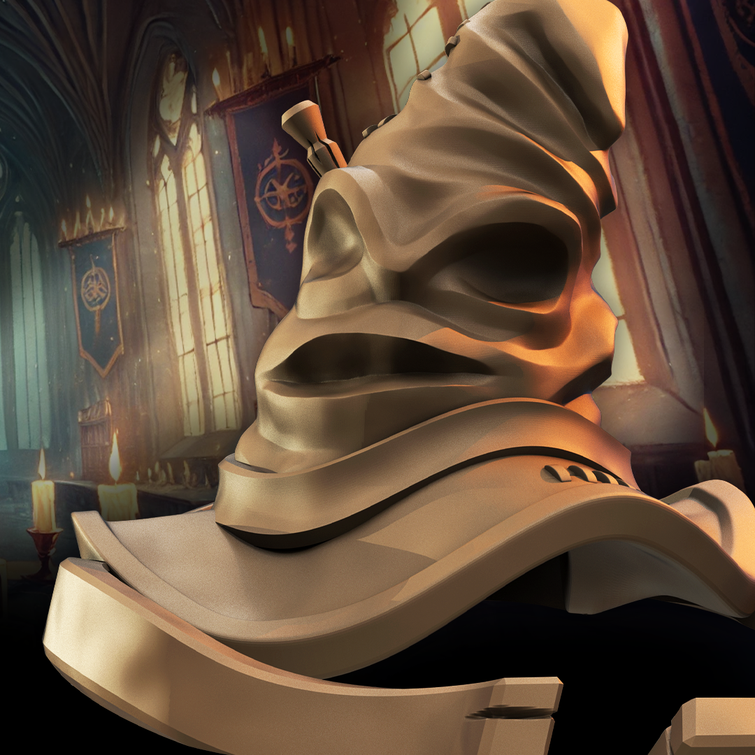 Fantasy3DTabletop - Sorting Hat Dice Tower - DnD/TTRPG/Roleplaying/Wargames