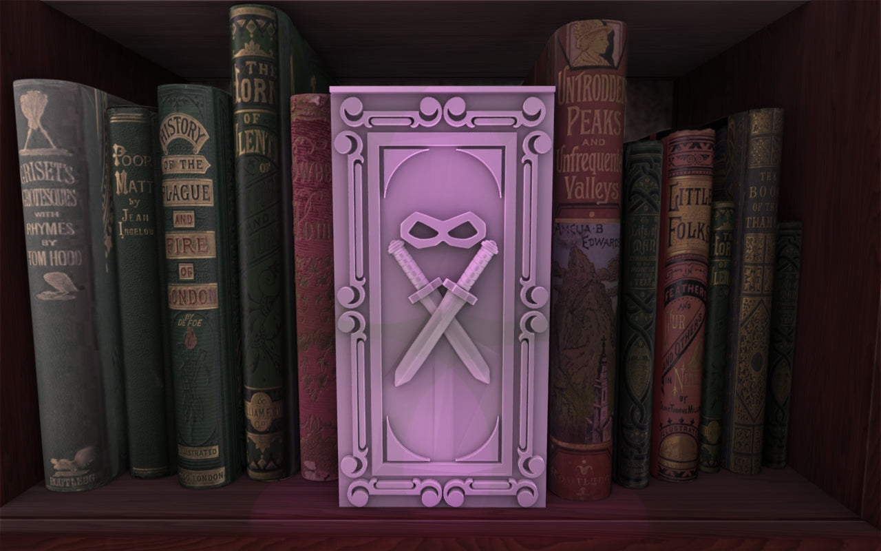 Crosslances - Book Nook/Shelf Insert - Thief