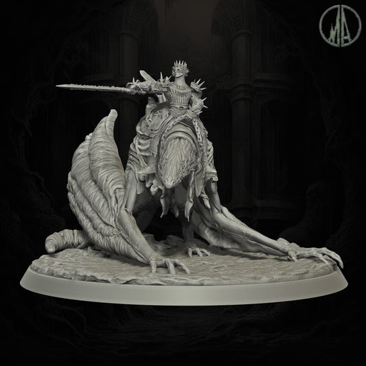 Monolith Arts - Echoes of the Void - Forsaken Dragon Rider #2 - DnD/TTRPG Figure/Miniature