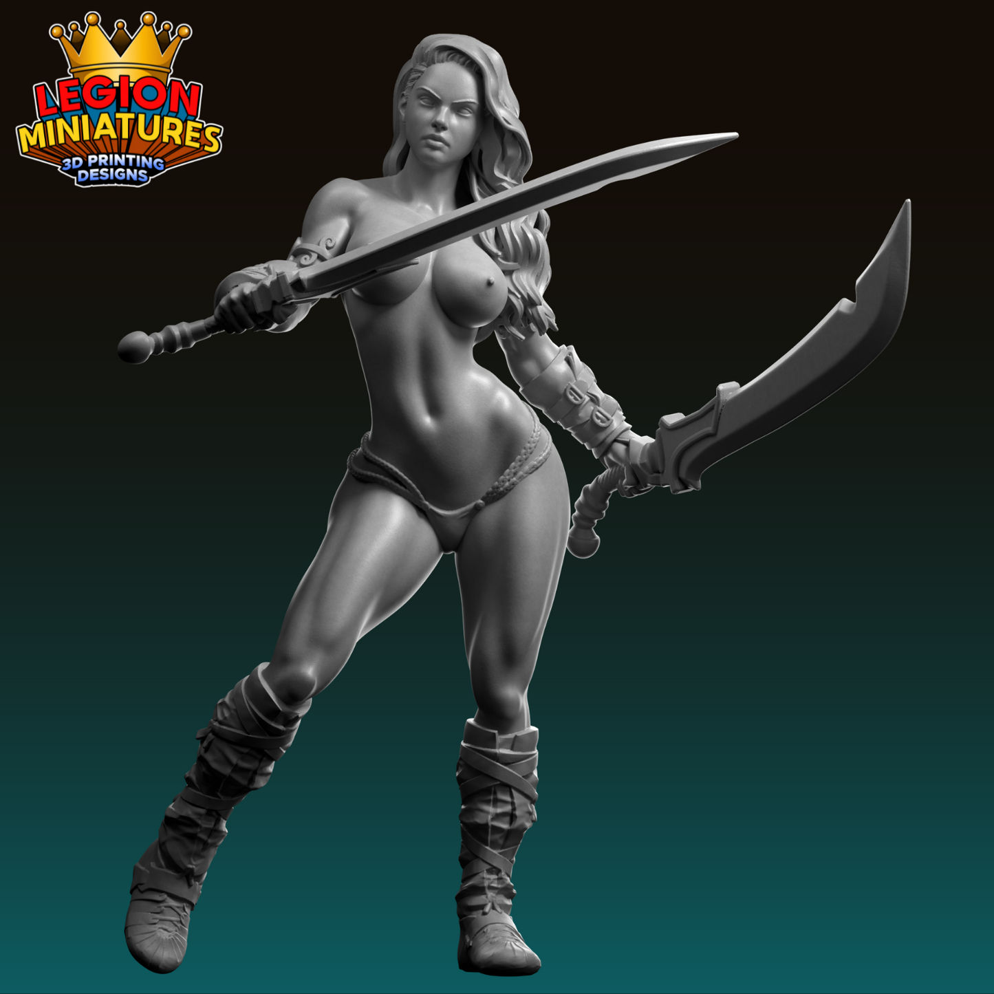 Lucia Sanchez - Northern Valkyries - Thyra - 75mm Pin Up/Figure/Model/Diorama