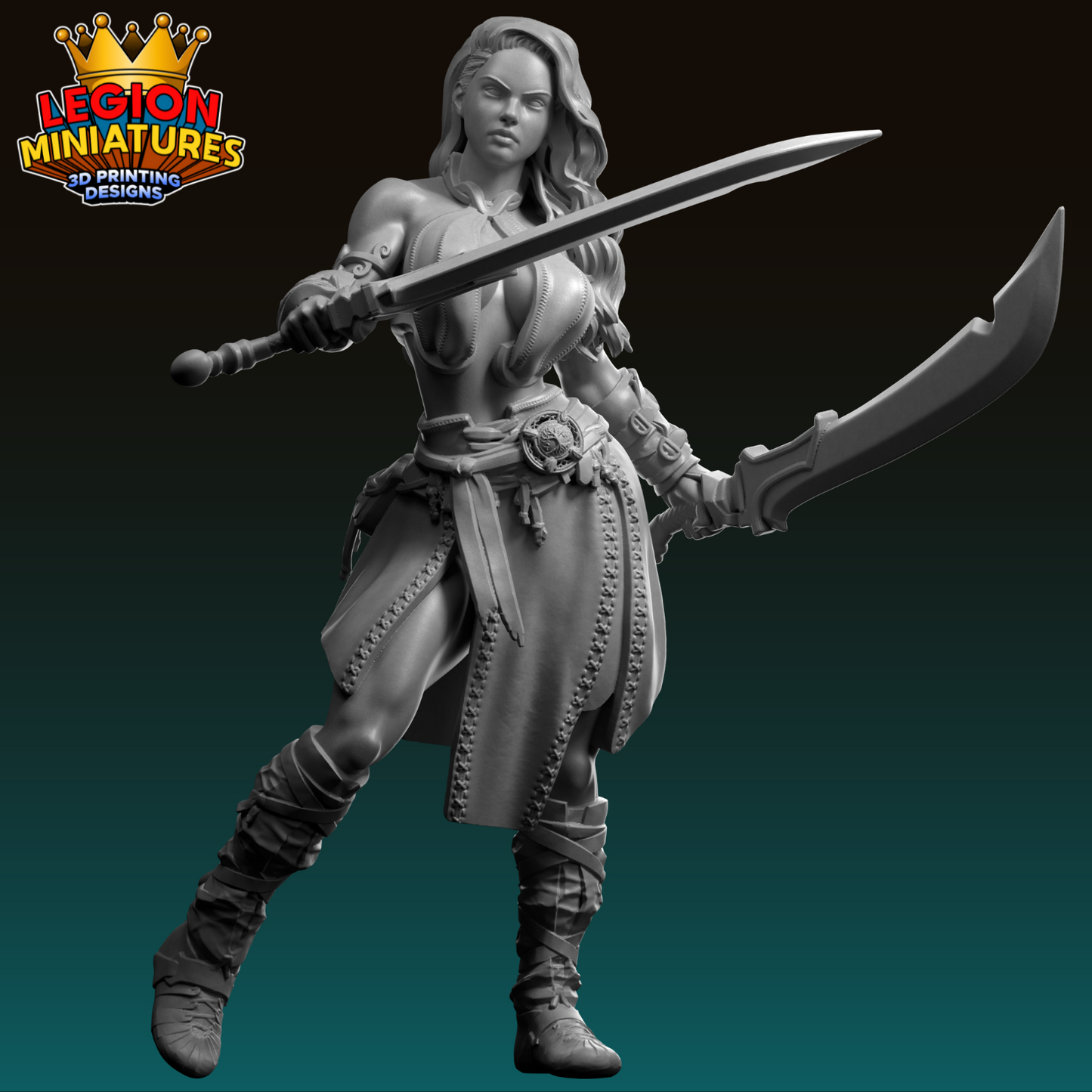 Lucia Sanchez - Northern Valkyries - Thyra - 75mm Pin Up/Figure/Model/Diorama