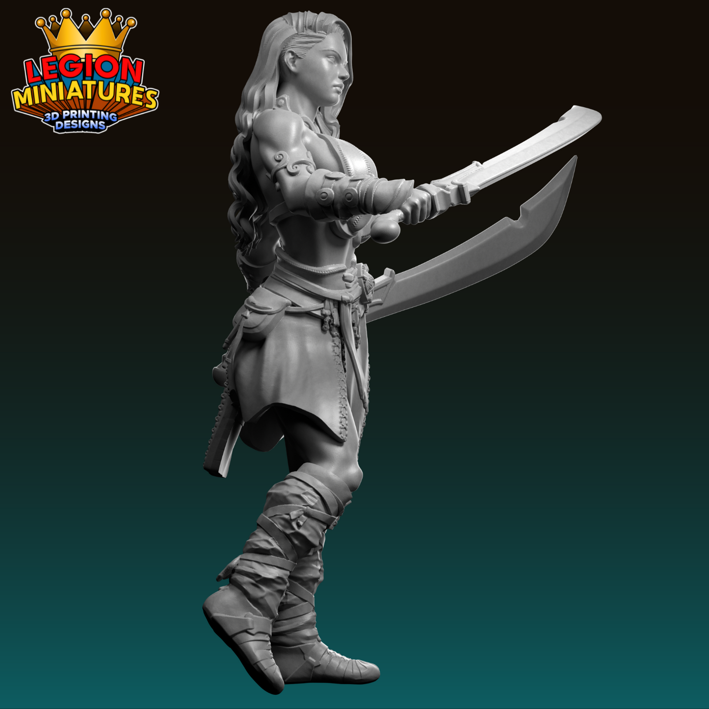 Lucia Sanchez - Northern Valkyries - Thyra - 75mm Pin Up/Figure/Model/Diorama